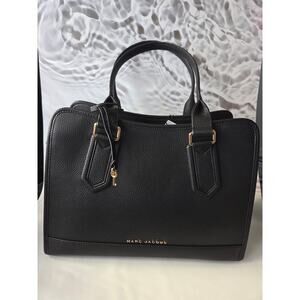 Marc Jacobs Drifter Medium Black Leather Satchel NWT Bag Retail $595